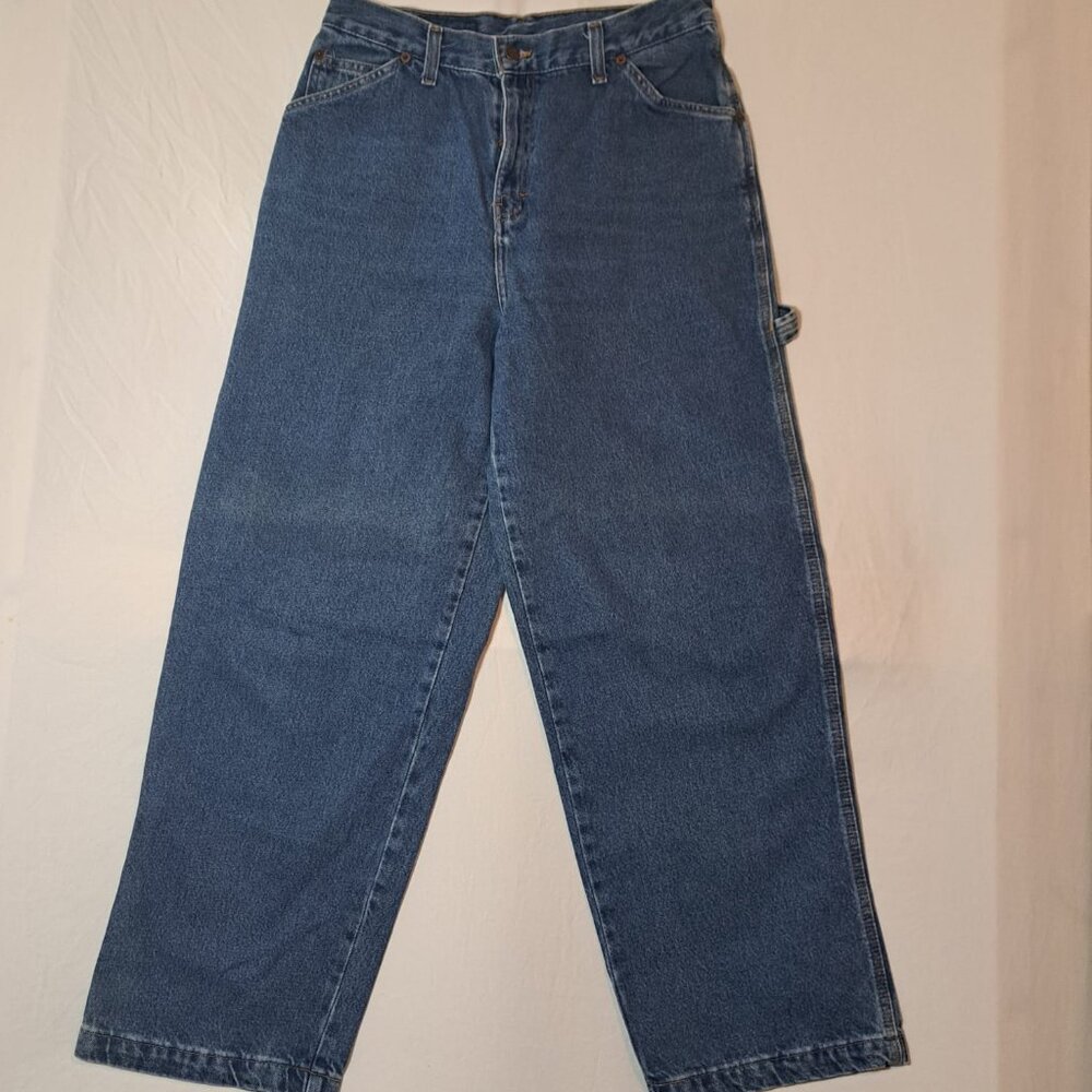 Vintage Gitano Jeans Womens 14‎ Blue Denim Mom High Rise Relaxed Fit Wide Thigh